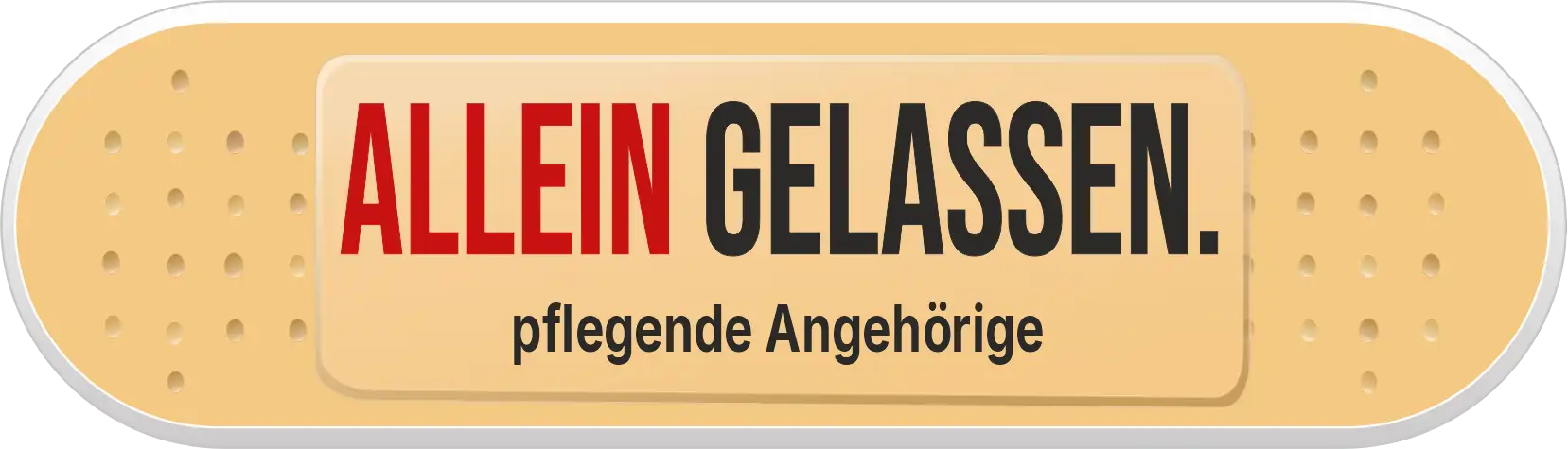 ALLEIN GELASSEN.